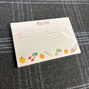 New And Sealed Hallmark Recipe Cards Pack Of 36 Cooking Paper
